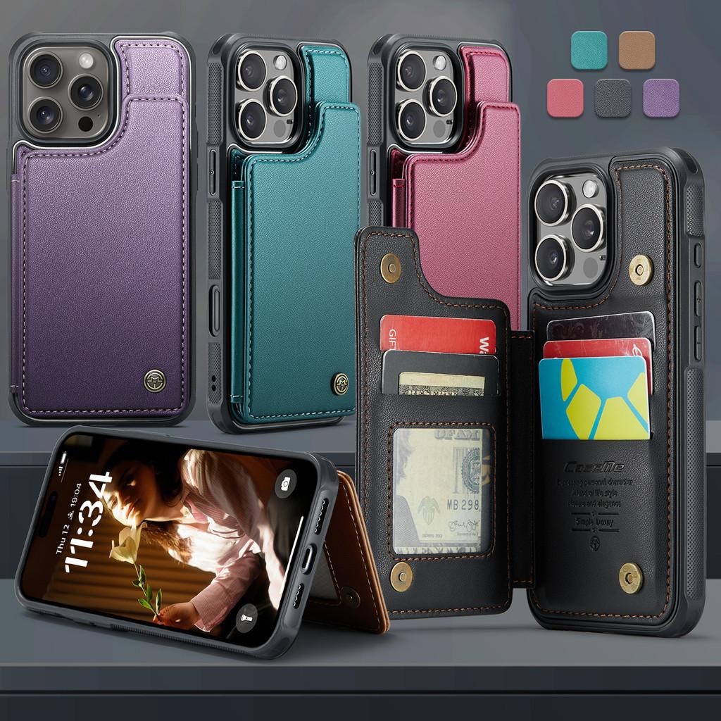 Card Holder Flip Case With Stand And Shockproof Pu Tpu For Home Office