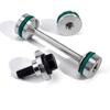 3mirrors UPGRADE Billet Aluminum Oil Diverter Barbell w/DOUBLE O-rings, Oil Tube Hold Down, Front Gallery Plug Compatible with GM LS Engines, Better