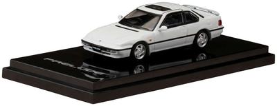 HobbyJAPAN HJ64 Scale Honda Prelude SI TCV Frost White Finished Model HJ643002W 1/64 (BA5)