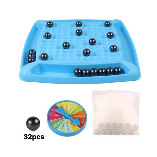 

Магнитная настольная игра в шахматы с магнитным камнем 20/32. Интерактивный фокус для родителей и детей. Обучение логическому мышлению. Битва для 2 игроков. Образовательный настольный компьютер. B