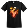 Urban Streetwear T Shirt Mysterious Character W/ Cash and Gold Chain Tee