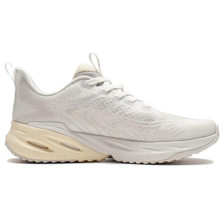 LiNing Eazgo Urban Comfortable Shock Absorbing Low Top Running Shoes Men Sneaker White Gray ARES013-1