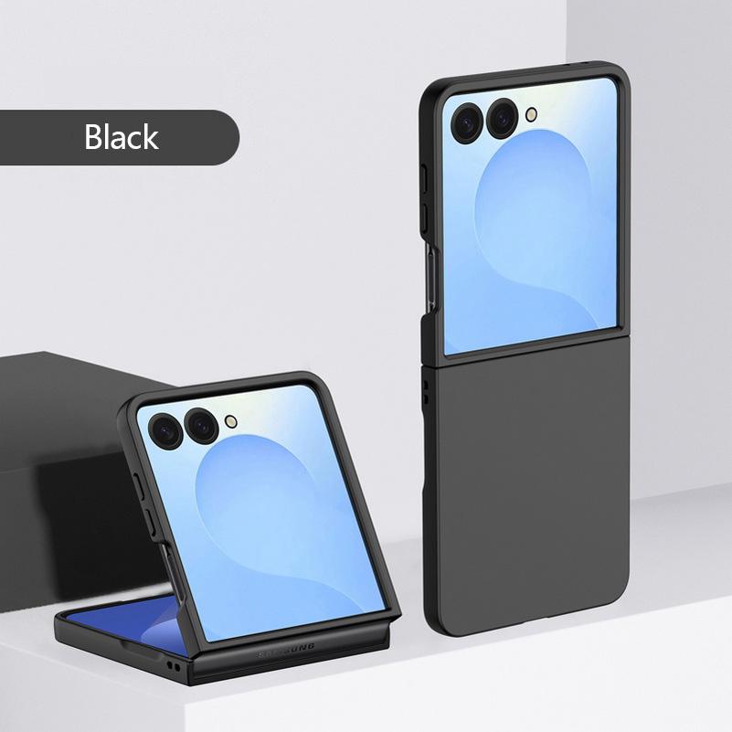 Fashion Pure Candy Color Skin-friendly Ultra Slim Hard PC Case For Samsung Z Flip 8 7 FE 6 5 4 Flip 8 Shockproof Protector Cover