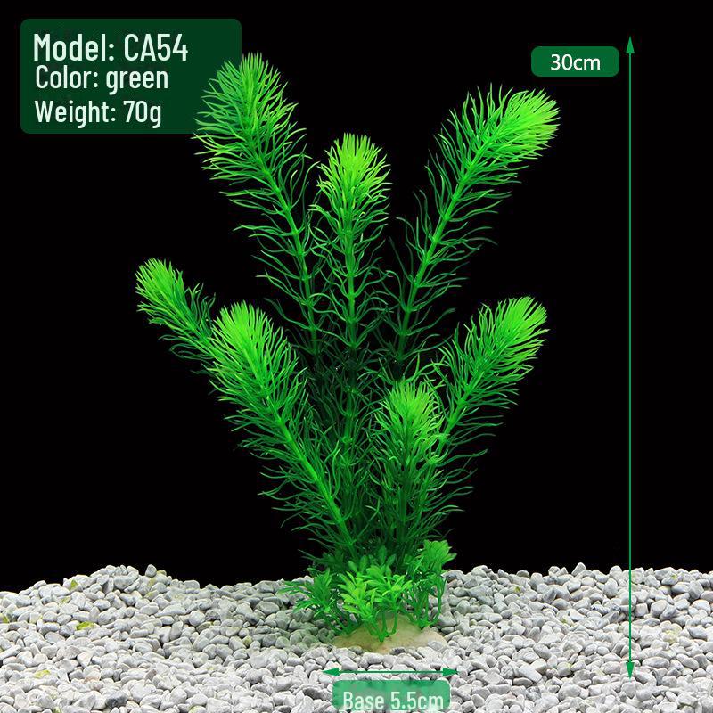 

Декоративное искусственное водное растение для ландшафтного дизайна и аквариумов - CA54 зелёный