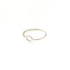 Felt&Son Small Heptagon Line Ring (14k Gold)