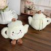 Plush Teapot Keychain Pendant Soft Toy Bag Purse Desk Decor Kids Gift
