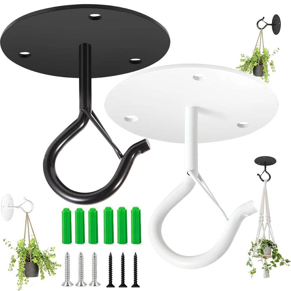 

Anti Falling Plant Hooks With Safety Buckle Q-Hanger Hook Creative Ceiling Hooks Home
