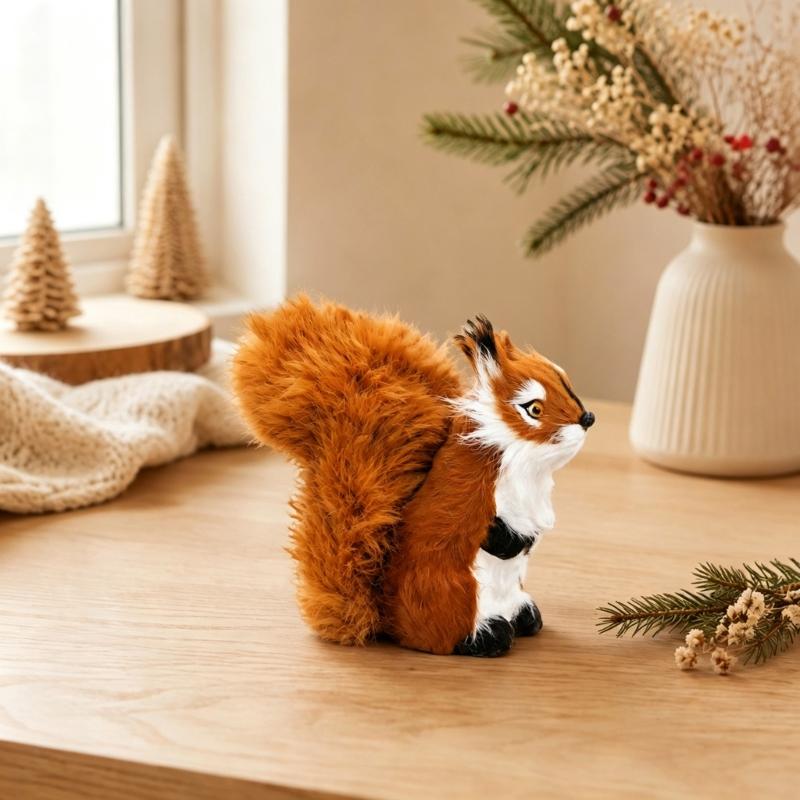 Window Placement Animal Figurine Realistic Textured Piece for Shelf Styling, Scene Layouts, and Display Corners