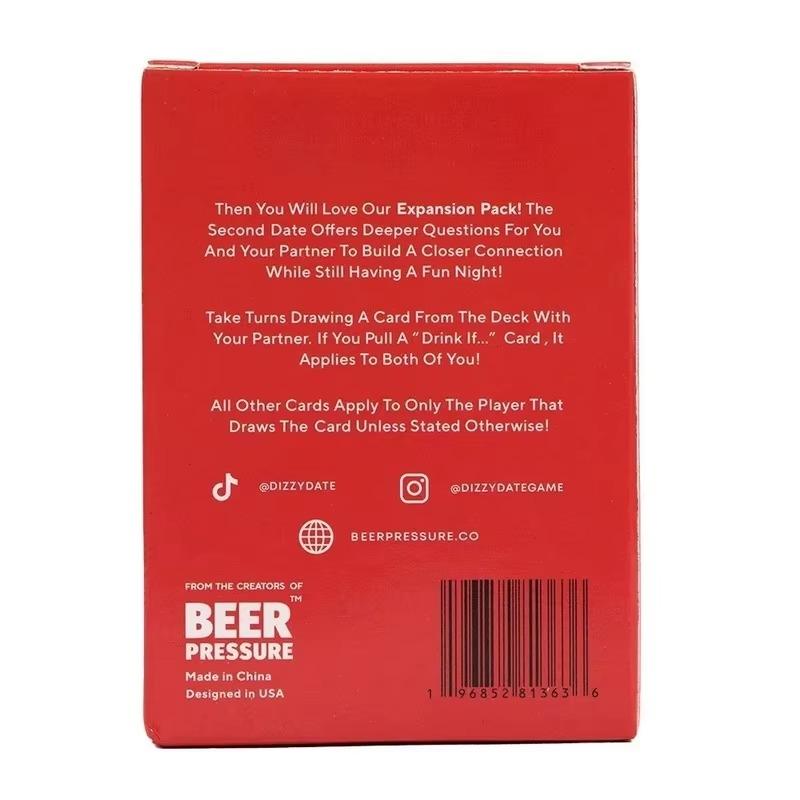 Board Game Card - The 2nd Date Deeper Questions Expansio Portable Couple Game Perfect Valentine's Day Gift For Date Night