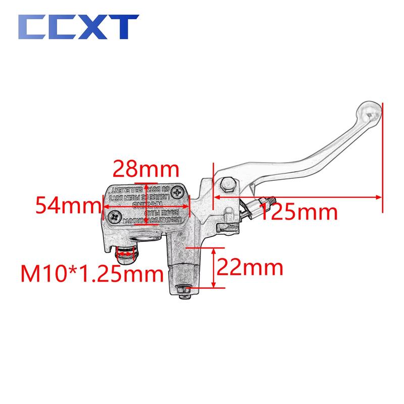 Motorcycle Front Brake Pump Assembly Hydraulic Caliper Oil Tubing For Honda CRF250R CRF450R CRF250X CRF450X For Kayo T4 T6 K6