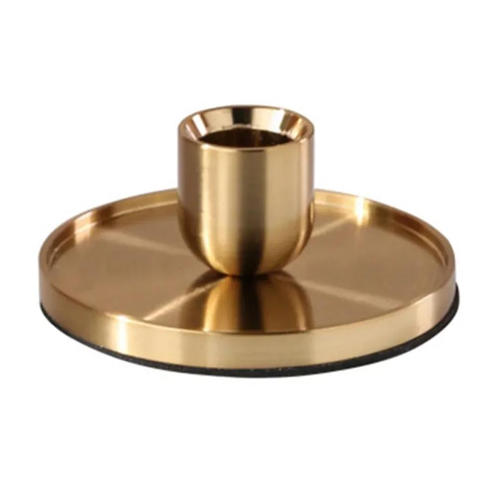 Table Crafts Candlestick Yard Garden Outdoor Living Home Supplies Aluminium Golden Home Decor Wedding Celebrations