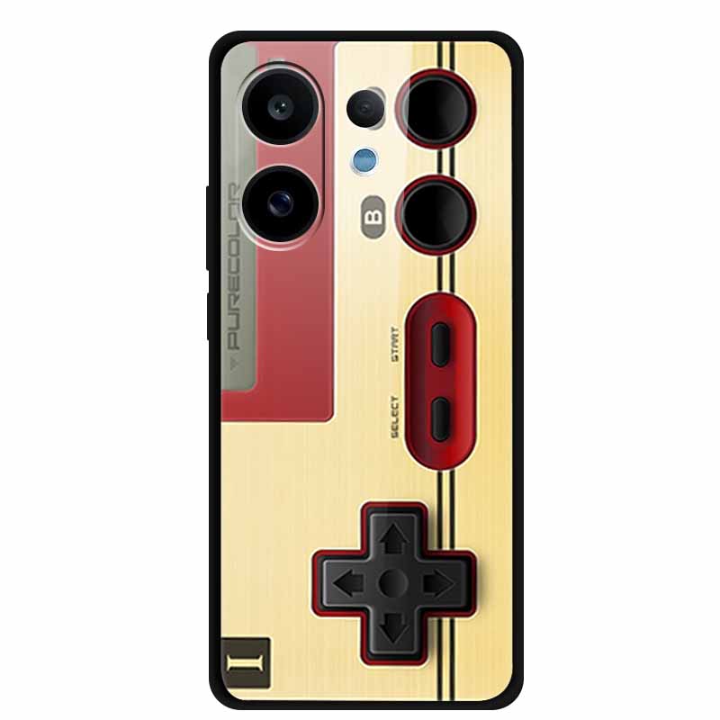 For Vivo V60 5G Glass Case Fashion Cool Animal Tempered Glass Back Cover Case For Vivo V 60 2025 Phone Cases 6.77" Fundas Coques