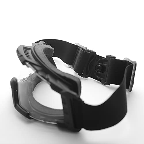 SWANS Tactical Goggles SG-2280 Black Clear Lens