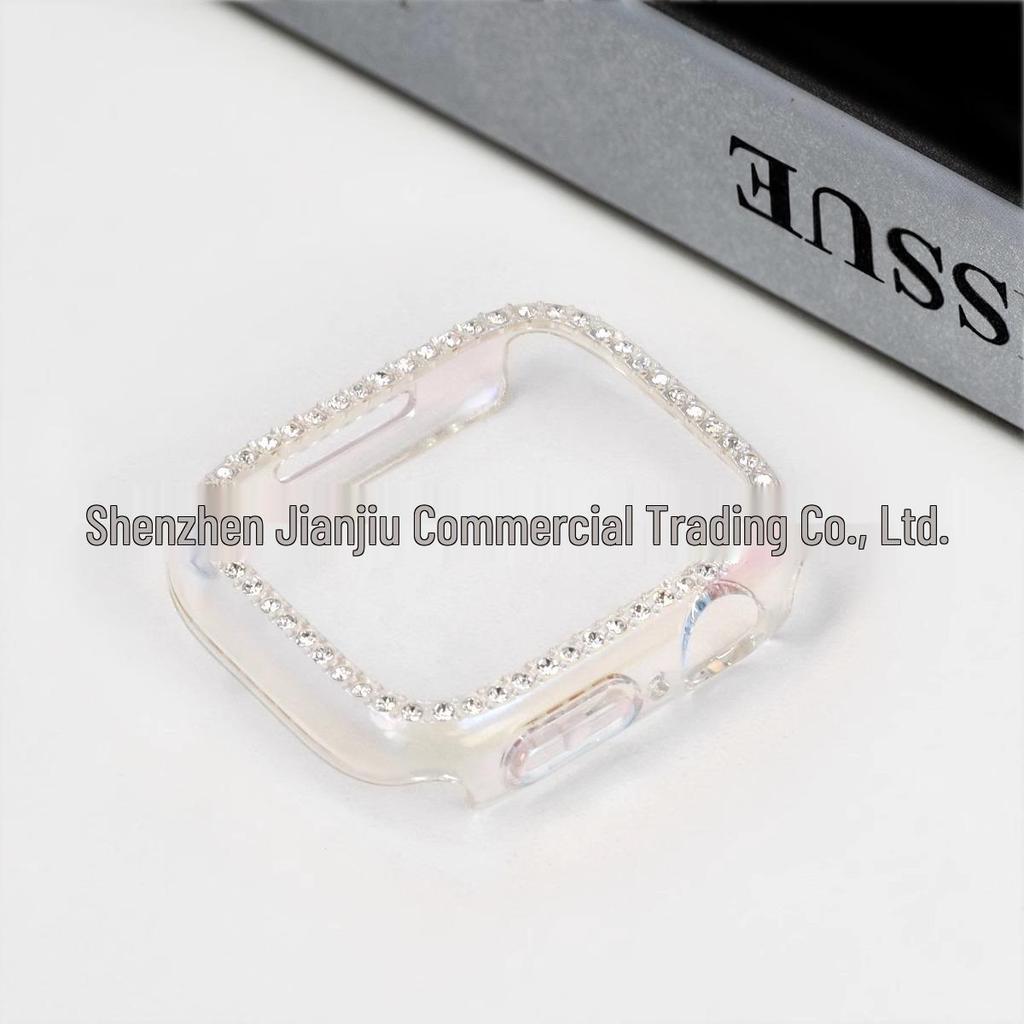 Koperta 46 mm z diamentami do zegarka Apple Watch Series 3-10