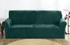 Cover For Sofa, 1-Seater Sofa, Green Velvet
