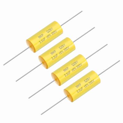 4pcs 3.3uf Frequency Branching Capacitor 250V Axial Audio Speaker