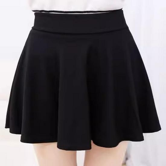 

Женская миди-юбка А-силуэта с высокой талией большого размера - Непросвечивающее матросское платье для танцев 2XL