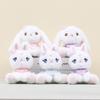 Plush Soft Rabbit Toy With Pp Cotton Filling For Decor And Gifts Keychain Doll