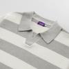 STCO Bold Stripe Open Collar Knit Gray (Oversized)_Sktva73Omg