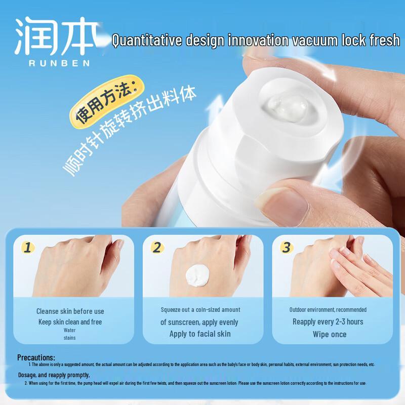Runben Kids SPF20 Sunscreen Lotion (2024 Edition)