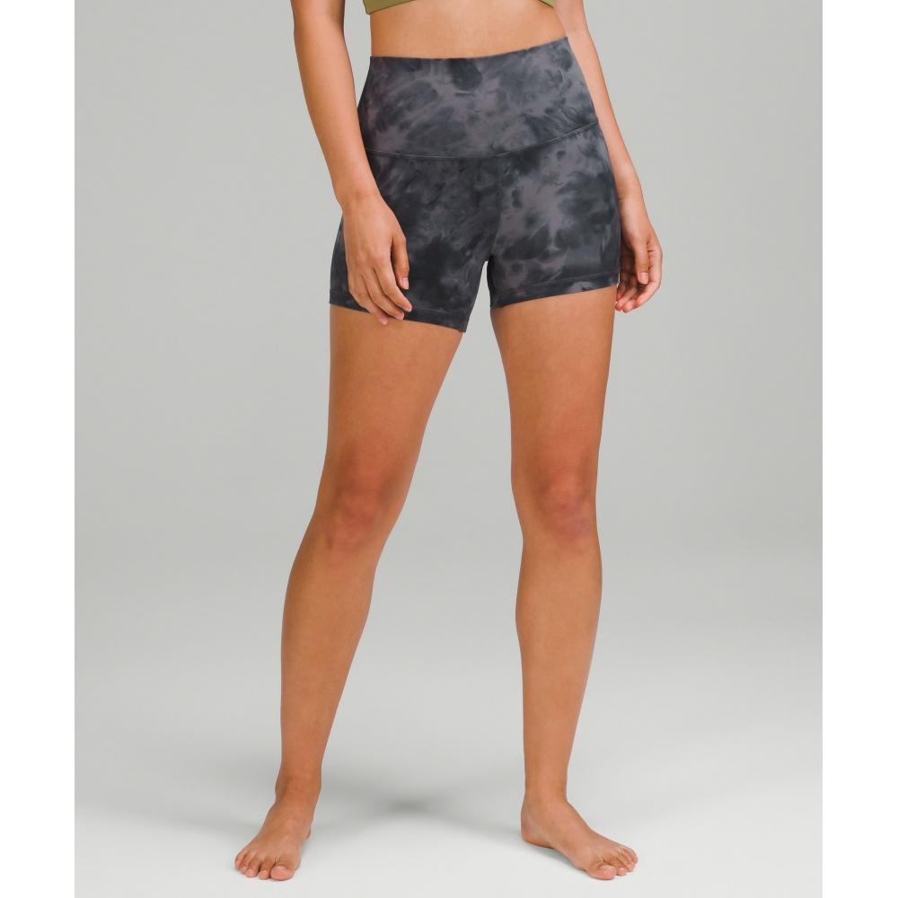 

Lululemon Align High Rise Short 4 Diamond Dye Pitch Grey Graphite Grey 14/4