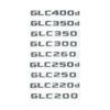 Car Tail Rear Trunk Badge Emblem Letter Stickers For Mercedes Benz GLC X253 GLC260 GLC220d GLC350 GLC200 4MATIC GLC250d GLC400 MU8
