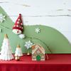 Christmas Countdown Calendar Box 24Pcs House Shaped Dessert Favor Boxes Holiday Treats Xmas Cookie Gift Packaging