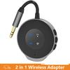 Bluetooth-compatible 5.3 Audio Adapter and Built-in Microphone Support 2 AirPods/Wireless Headphones 3.5mm Aux Audio for PC Home