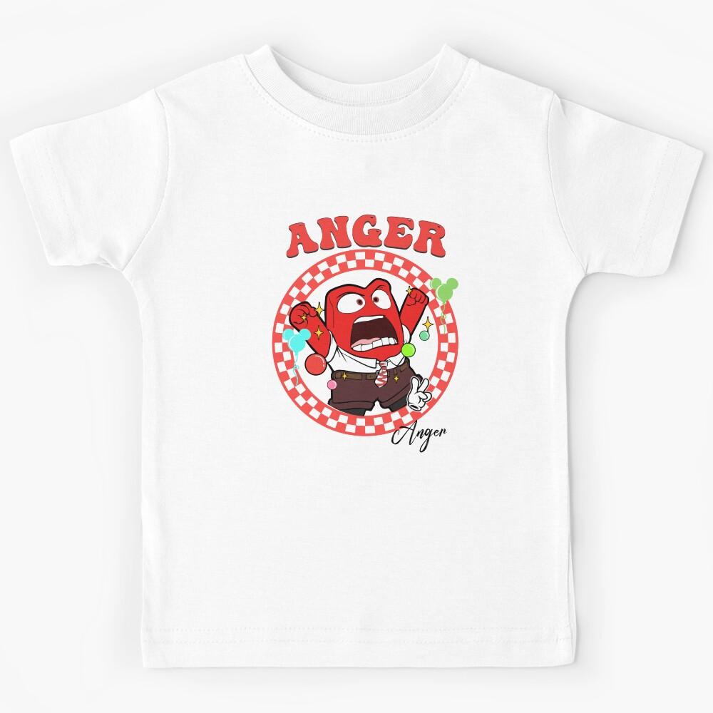 Fiery Temper - Inside Out 2’s Anger Exclusive Artwork Kids T-Shirt 170