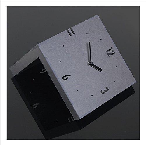 Corner Double-Sided Clock, Handmade Wooden Double-Sided Wall Clock, Stylish Wall Clock, Nordic Style Clock, Interior Decor