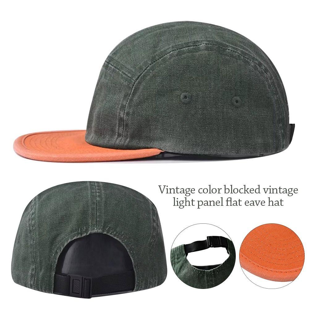Sport Hip Hop Hat Patchwork Color Sun Hat Casual Baseball Cap  Outdoor