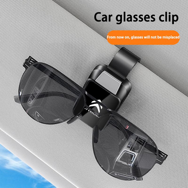 Car Interior Sun Visor Eyeglasses Holder Sunglasses Clip For Citroen C4 C3 C2 C1 C5 DS3 Berlingo Xsara Grand Picasso Jumper