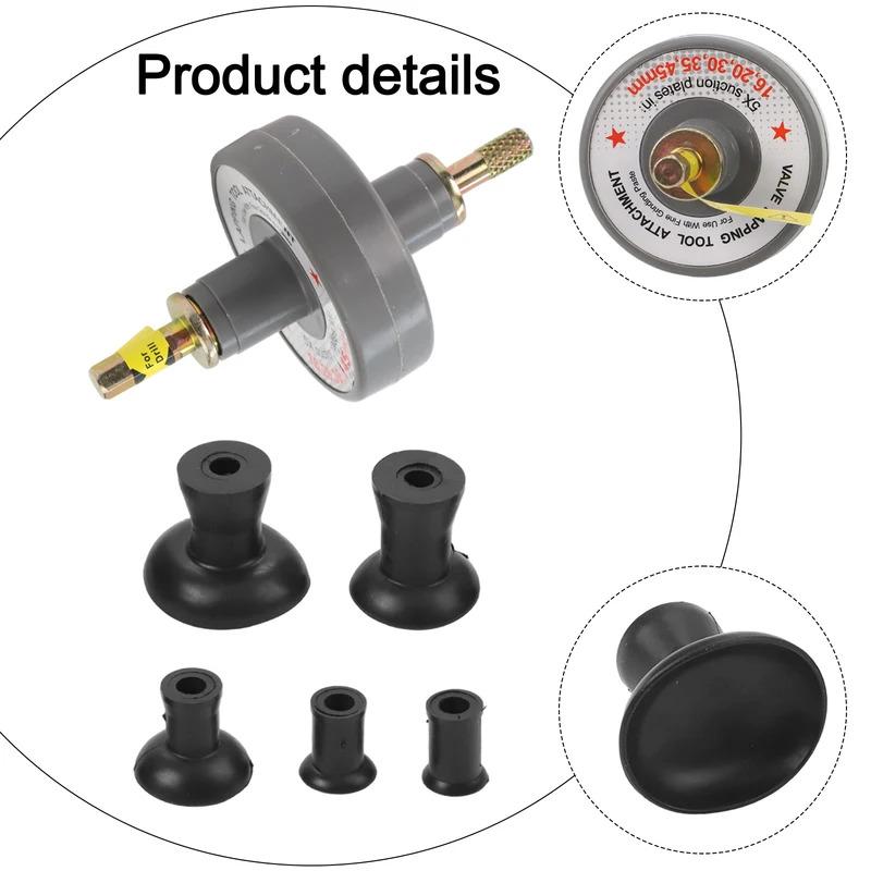 Valve Lapping Tool Attachment 5 Suction Plates 1000 1250rpm For Auto Motorcycle ATV Small Engine Valves