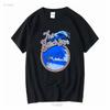 The Beach Boys Band Tour Short Sleeve White Shirt Men Women KTV9921 Vintage Washed Slightly Designer Clothes Comfortable Casual