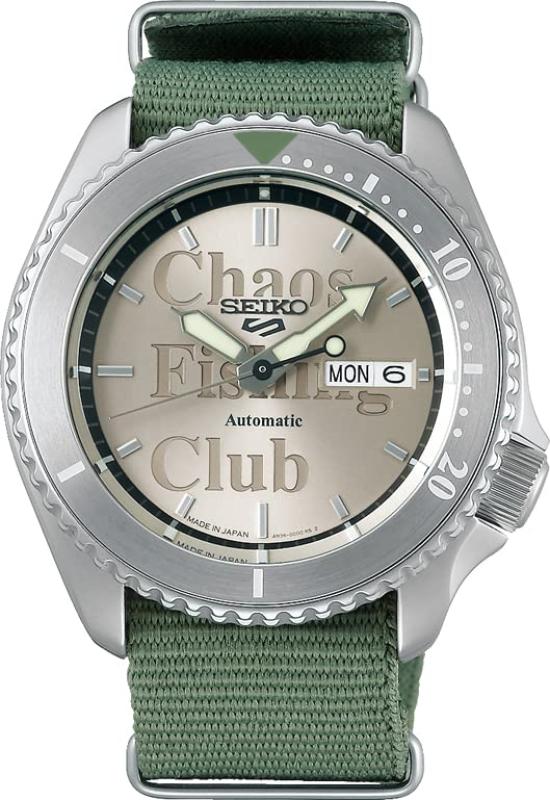 

[Seiko Watch] Watch Five Sports Chaos Fishing Club Collaboration Limited Модель SBSA169 Men s Green