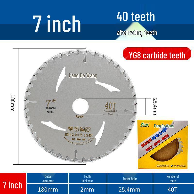 Woodworking YG8 Alloy Circular Saw Blades: 4-inch, 7-inch, and 10-inch for Portable Cutting Machines