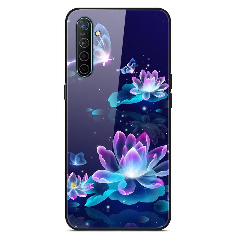For OPPO Realme XT Tempered Glass Case Soft Bumper Hard Funda For OPPO Realme 6 Pro Realme X2 XT Phone Case Realme6 Back Cover
