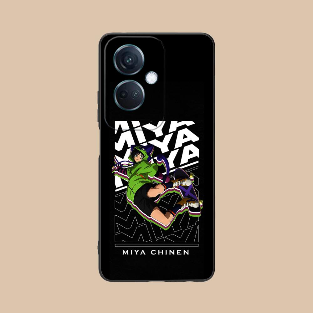 SK8 Infinity Miya Chinen Phone Case for OPPO Find X9 X8 X7 X6 X5 X3 X2 Plus S Pro Ultra Lite Soft TPU Shockproof Cover