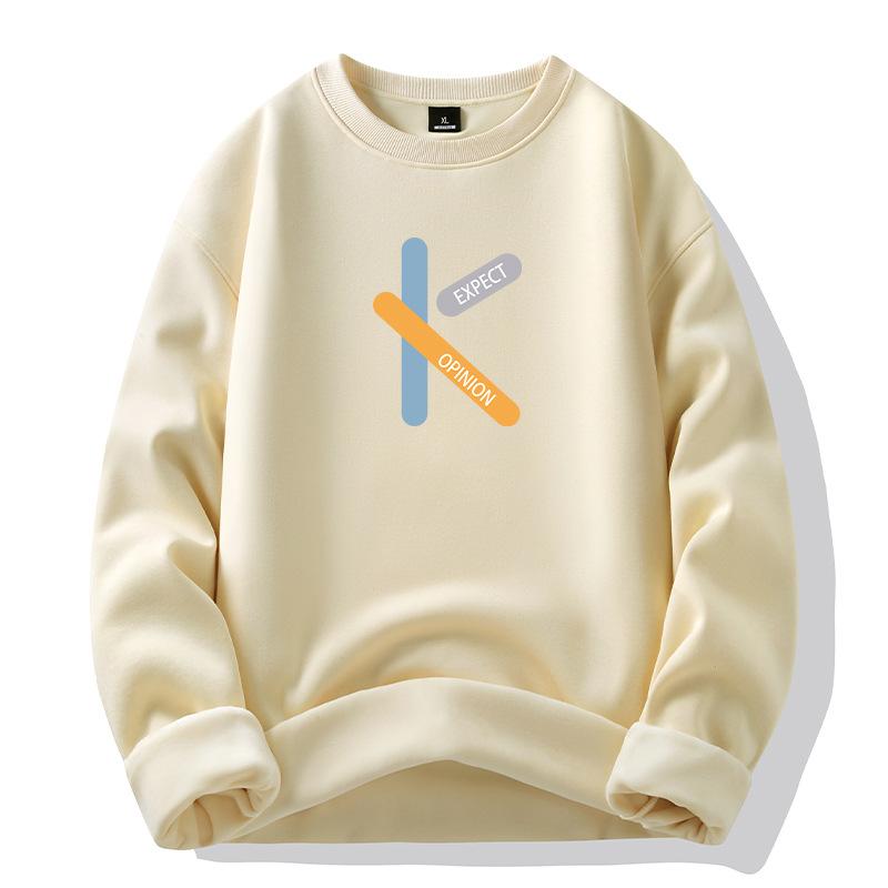 Men's Hoodie Loose Sweatshirt Warm Top Trendy Versatile Casual Sweatshirt