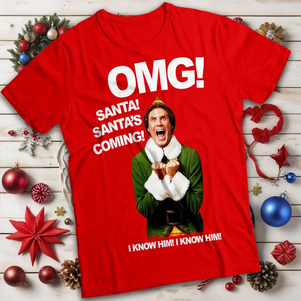 Funny Ugly Mens and Womens Buddy the Elf Christmas T-Shirt Tee #MC