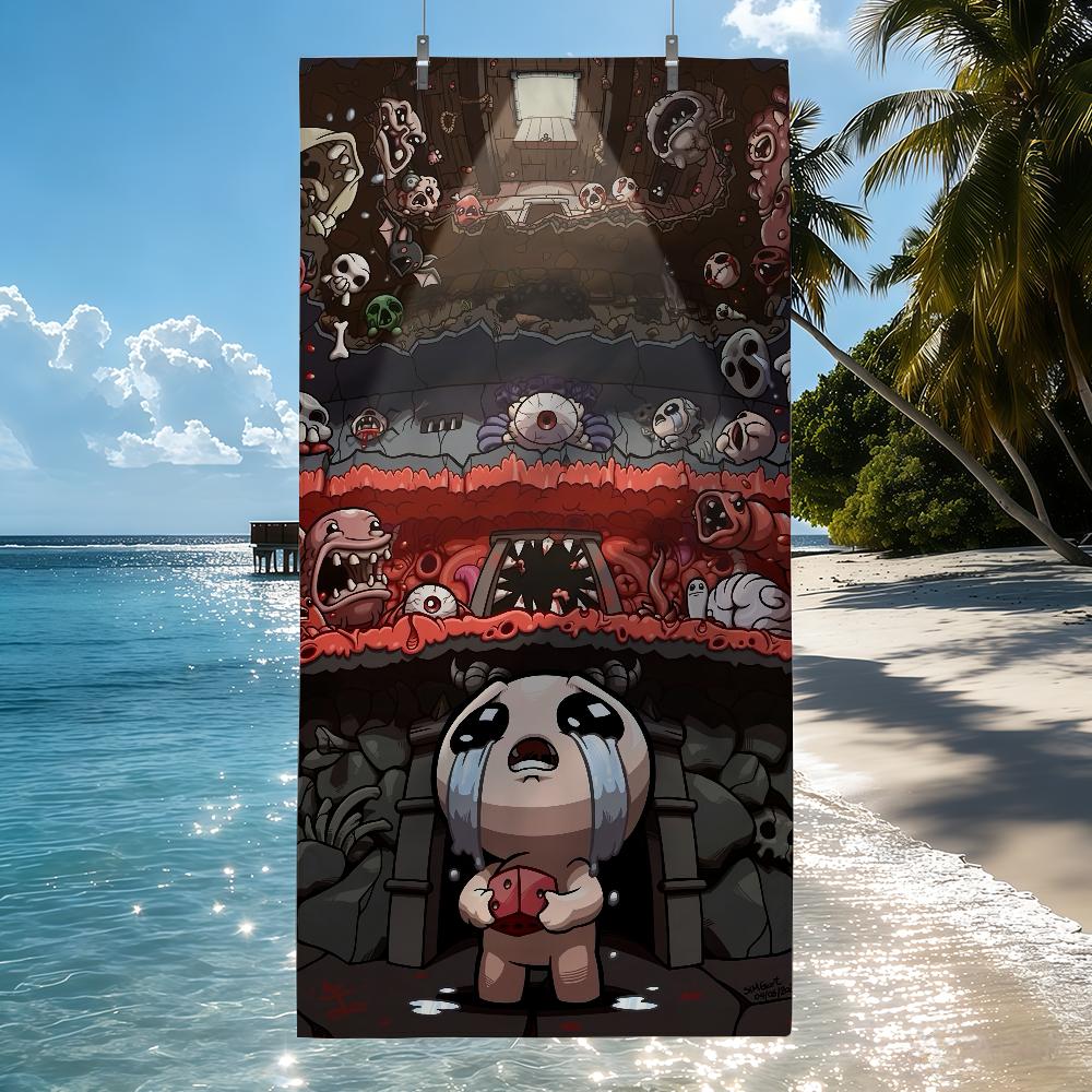 Game B-Binding Of I-Isaac Towel Soft Pool Gift For Travel Gym Shower Camping Quick Dry Sports Beach Towels