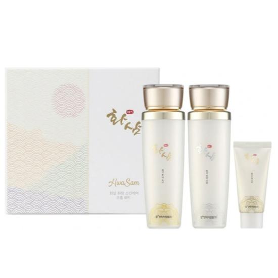 HwaSam Oriental Herbal Skincare 3-Piece Set – Toner, Lotion & Cream HwaSam Oriental Herbal Skincare 3-Piece Set
