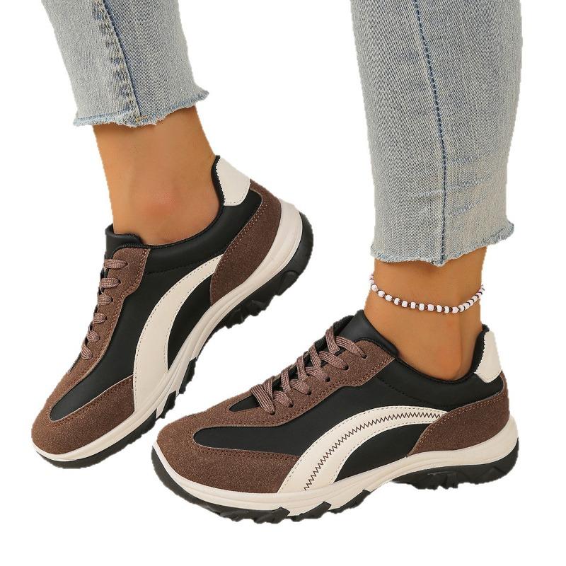Women's Wide Width Casual Sneakers, European Athletic Shoes, Wholesale Autumn Flats for Drop Shipping