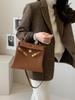 2025 Autumn Women's Versatile Wool Blend Jacket - Solid Color, Dongdaemun Korea