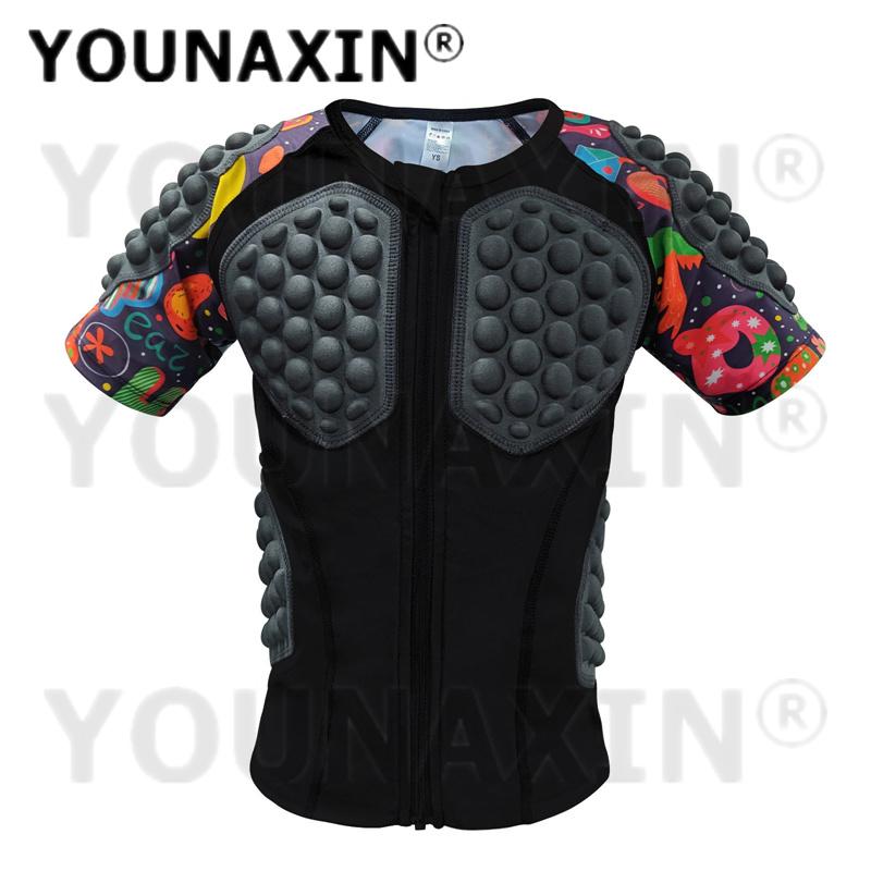 Unisex Child Roller Skating Sportswear Boy Basketball Girl Short-sleeved T-shirts Football Soccer Outdoor Sports Clothing Anti-collision
