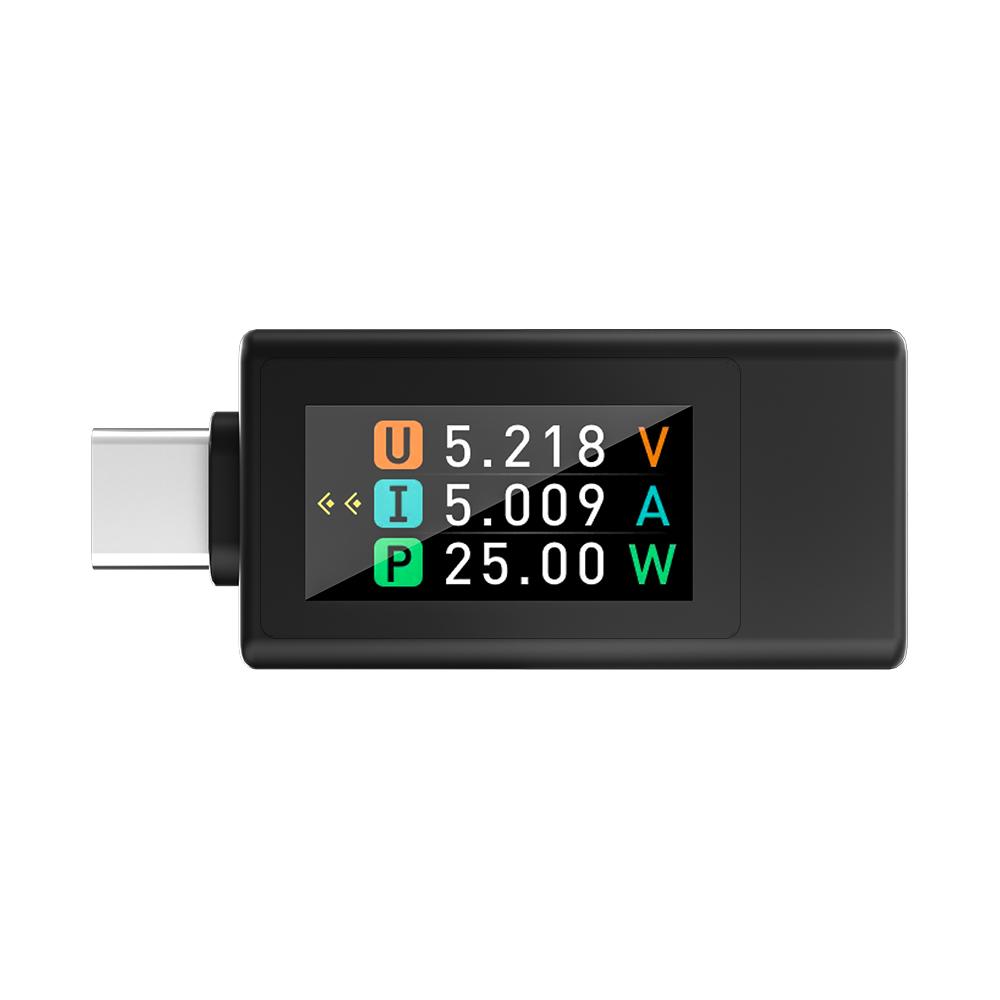 Neuer KWS-1902L Typ-C Strom- & Spannung 4-30V 0-8A Leistungsmesser Digitaler Farbbildschirm Tester Messgerät Stromausfallspeicherung