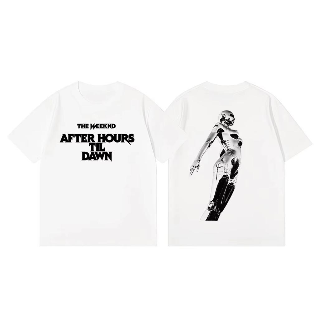 The Weeknd After Hours Til Dawn Tour 2026 Graphic T Shirts Harajuku Hip Hop Men Short Sleeve T-shirt Unisex Fashion Casual Tees