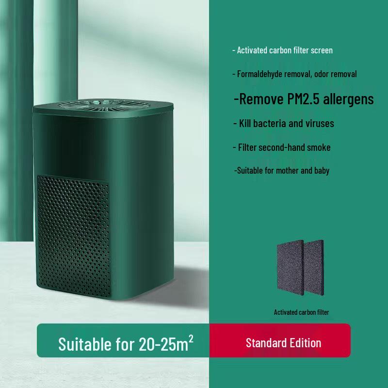 Air Purifier with Negative Ion for Home - Removes Formaldehyde, Secondhand Smoke, and Pet Odors - Safe for Mother and Baby