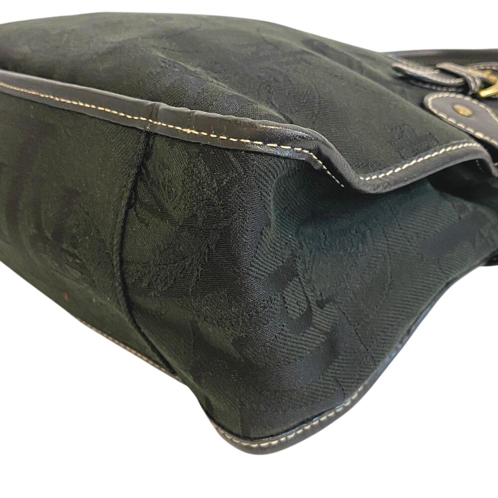 RALPH LAUREN canvas Handbag black canvas Women Used