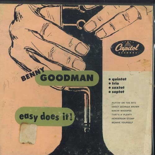 

7inch Record BENNY GOODMAN Easy Does It 924236 CAPITOL RECORD US Jazz Used
